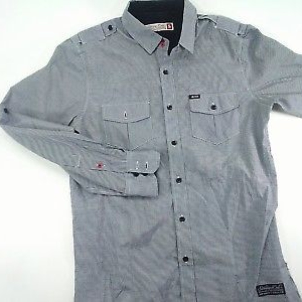 Sovereign Code Black & White Checkered Button Down